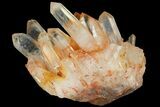 Tangerine Quartz Crystal Cluster - Madagascar #112807-1